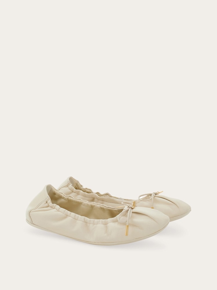 Elasticated ballet flat - Image 1